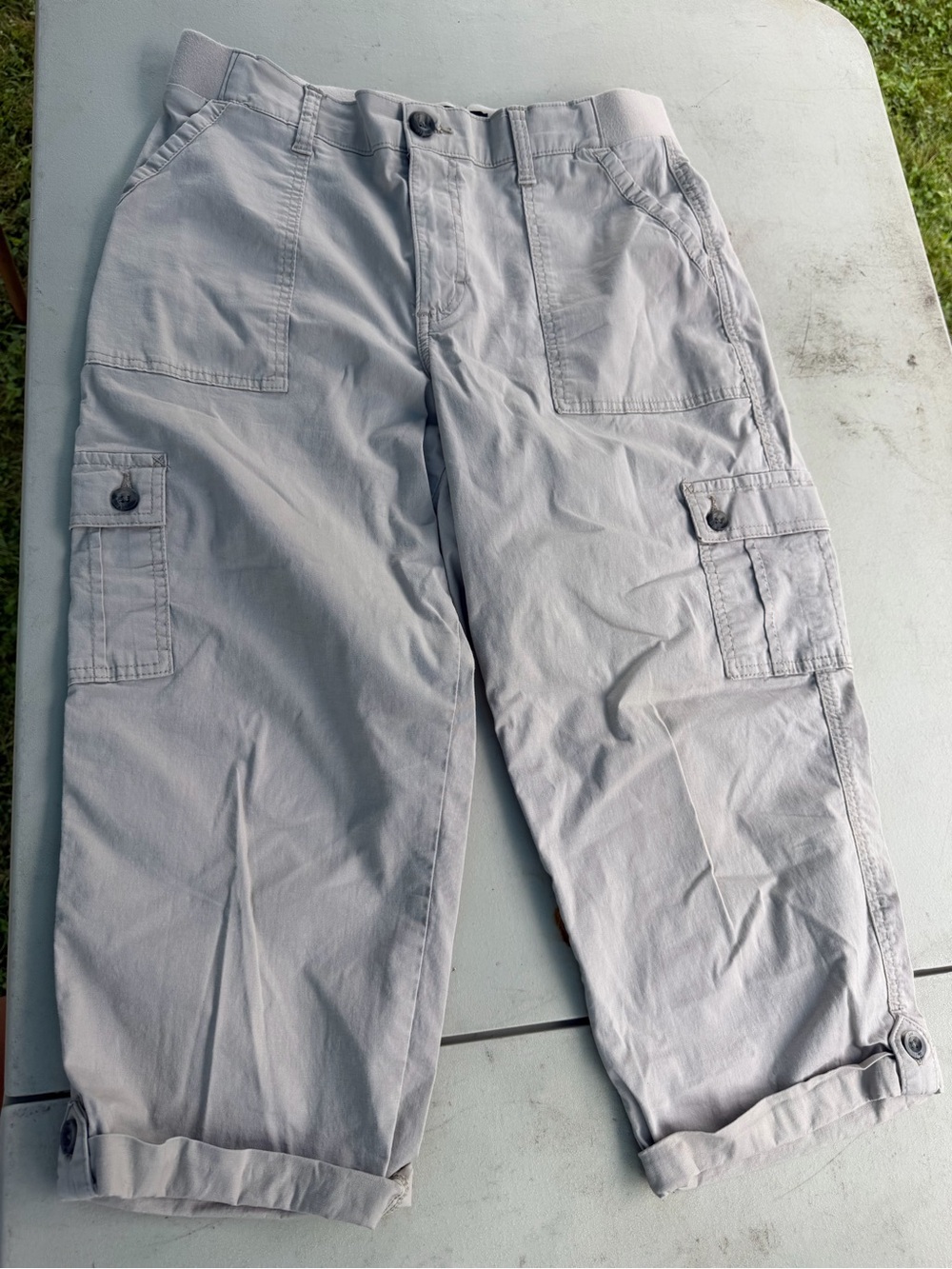 Tan cargo capris